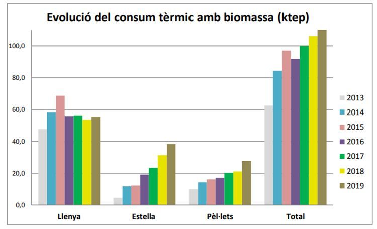 Evolución del consumo.