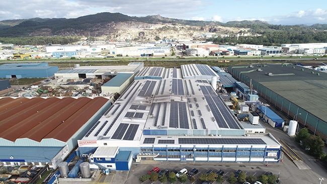 Centro de producción de Nueva Pescanova en O Porriño.