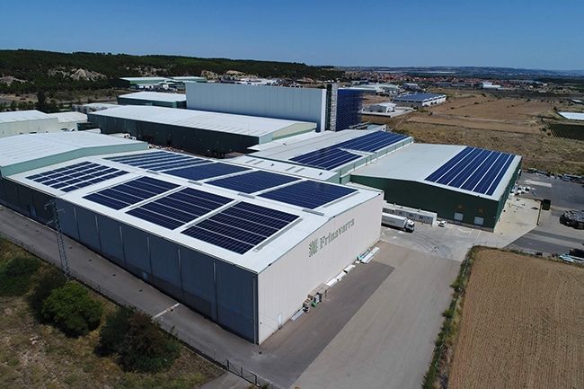 Instalación de autoconsumo de EiDF Solar para Frinavarra