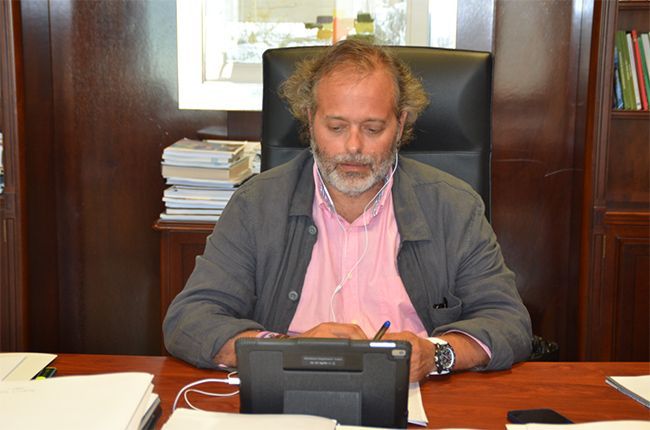 Rafael España, consejero de Economía, Ciencia y Agenda Digital de la Junta.