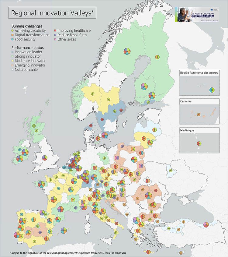 Mapa de los VRI.