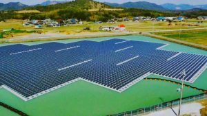 Planta fotovoltaica flotante en Japón